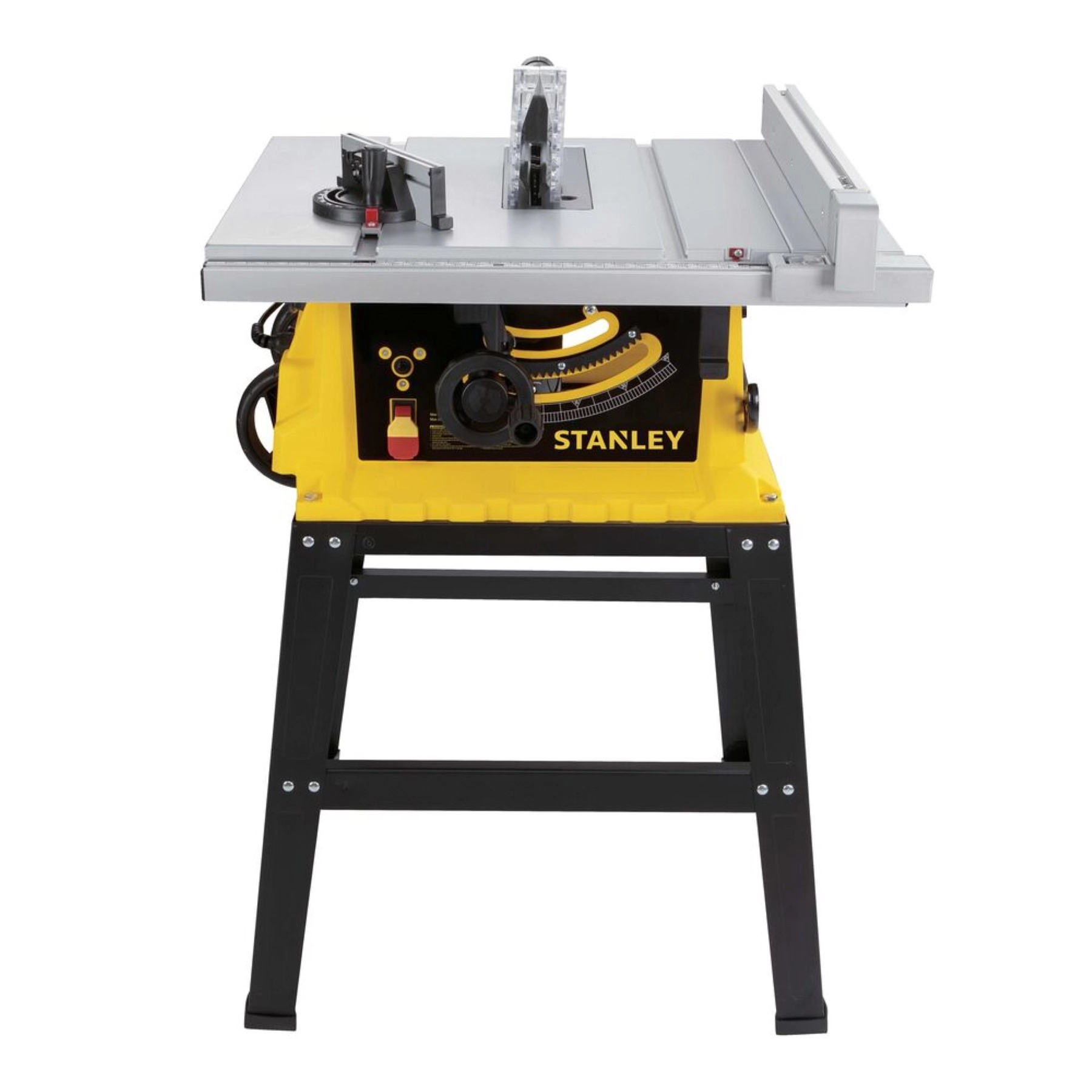 Serra de Bancada Stanley 127V 1800W com Guia de Corte 90º e 45º Elétrica 254mm 10" SST1801-BR Para Madeira