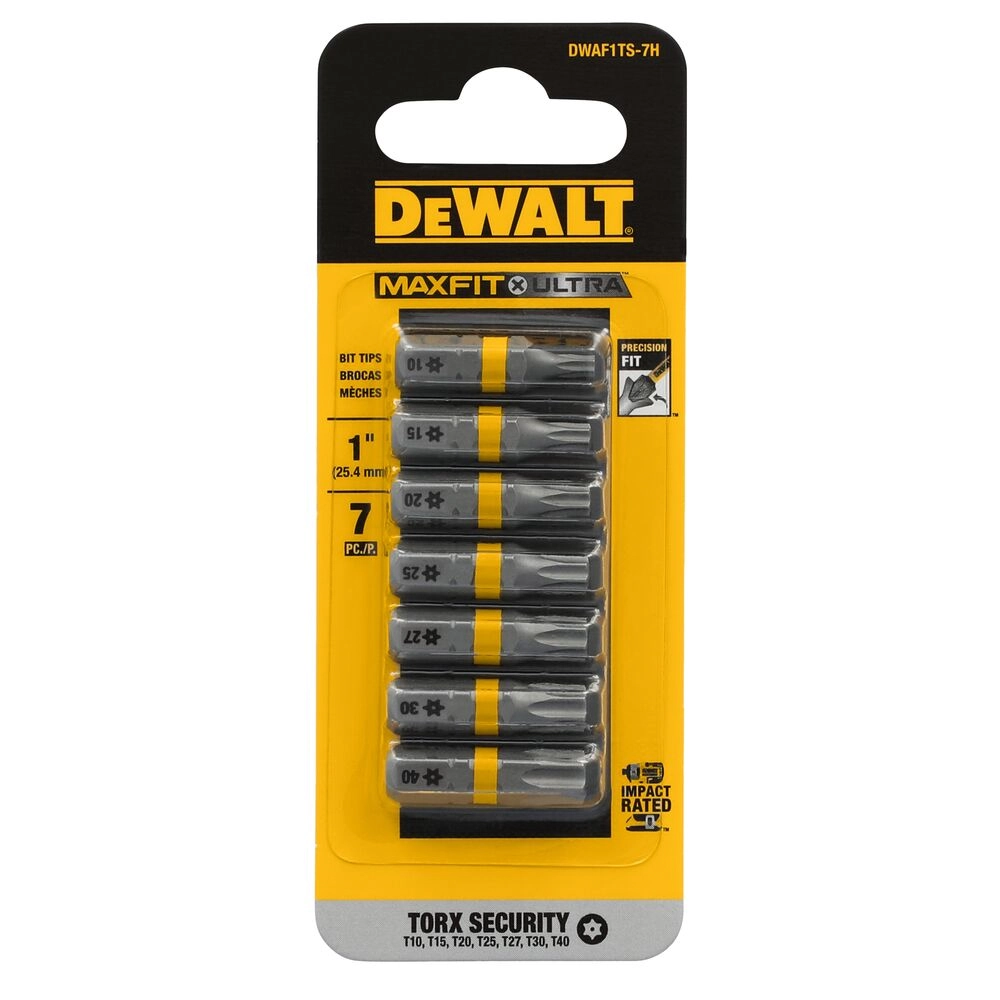 Jogo Ponta Bit Torx 7 Pecas Maxfit Ultra - Dewalt