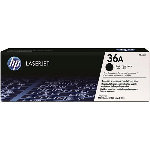 Cartucho De Toner Hp 36a Preto Cb436ab