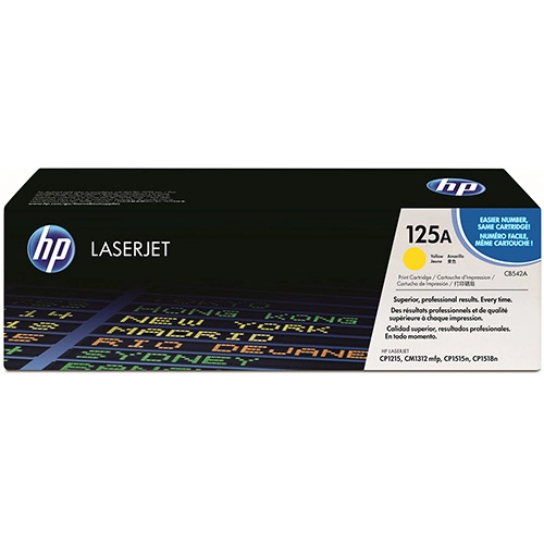 Cartucho De Toner Hp 125a Amarelo Cb542ab