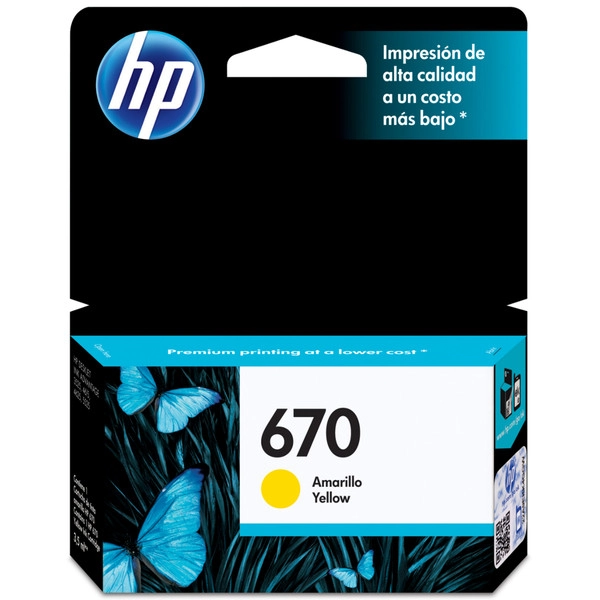 Hp 670 Cz116ab Amarelo