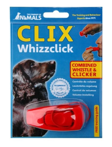 The Company Of Animals Clix Whizz Click Training Clicker 2.75 L X 1.25 W