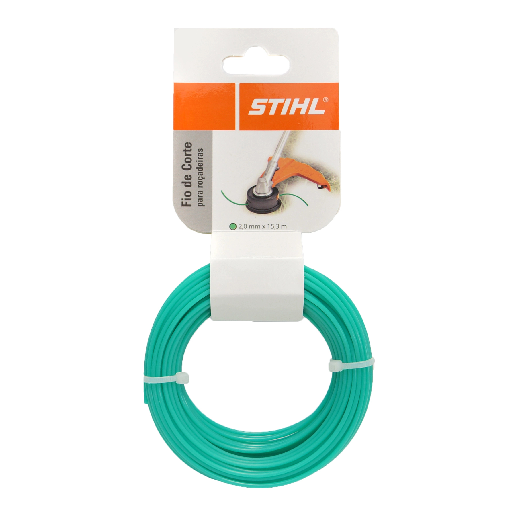 Fio de Nylon 2mm 15,3m Verde Stihl