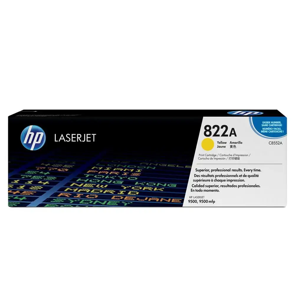 Hp Color Laserjet C8552a Yellow Print Cartridge In Retail Packaging