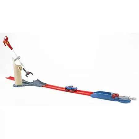Hot Wheels Marvel Pistas Combate Capitão América Mattel