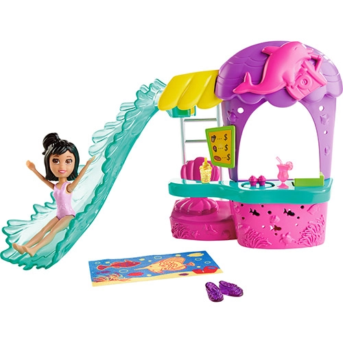 Polly Pocket Conjunto Lanchonete Parque Aquático Mattel