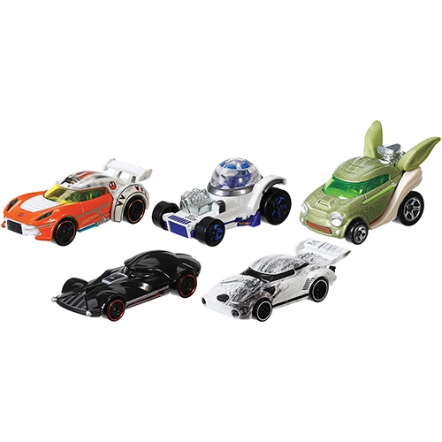 Hot Wheels Star Wars Pacote 5 Carros Mattel
