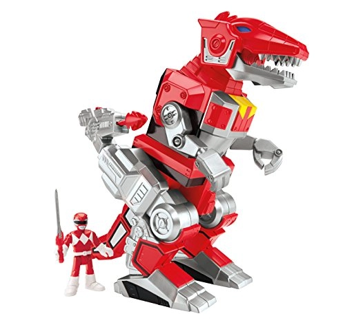 Fisher Price Imaginext Power Rangers Red Ranger And T Rex Zord