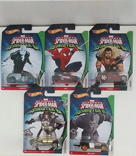 Hot Wheels Ultimate Spiderman Series Cars Collection X 12 Pc