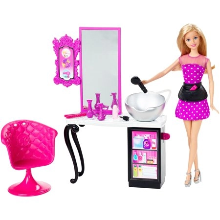 Barbie Malibu Ave Salon With Barbie Doll Playset
