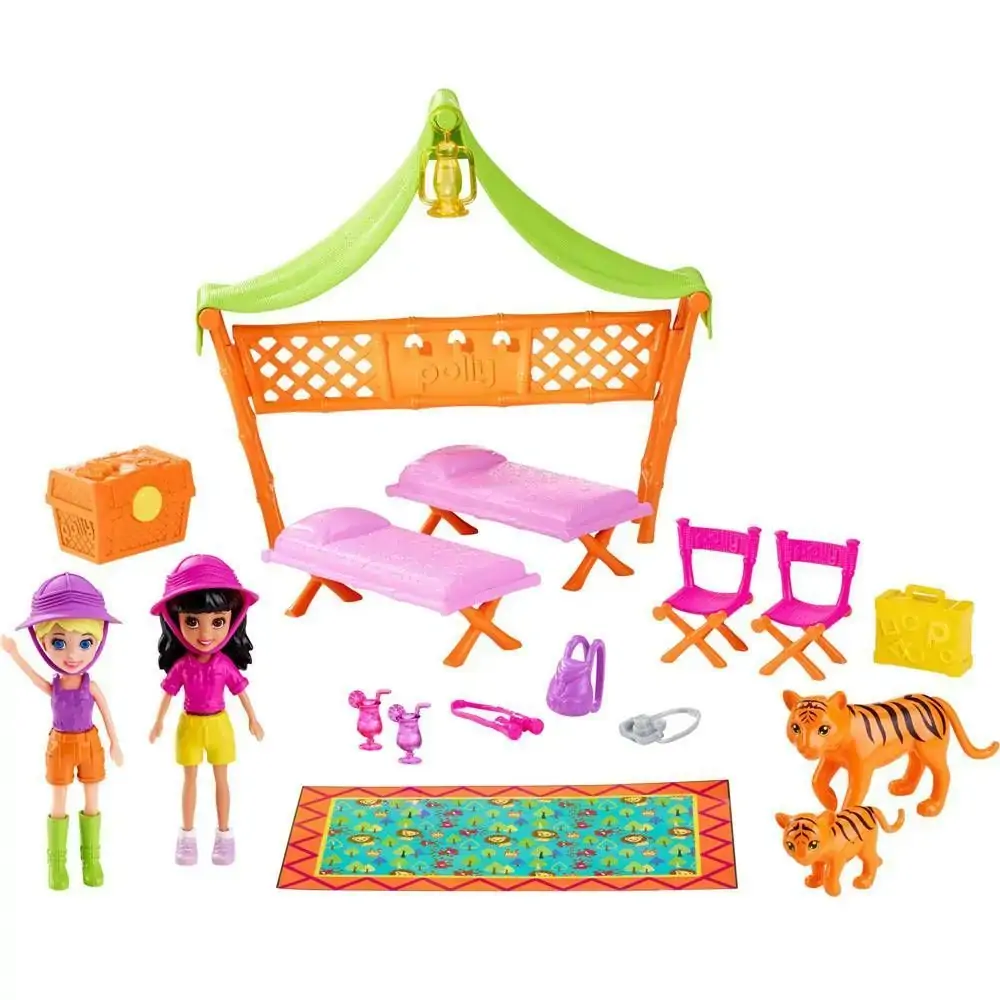 Boneca Polly Pocket Conj.avent.selva