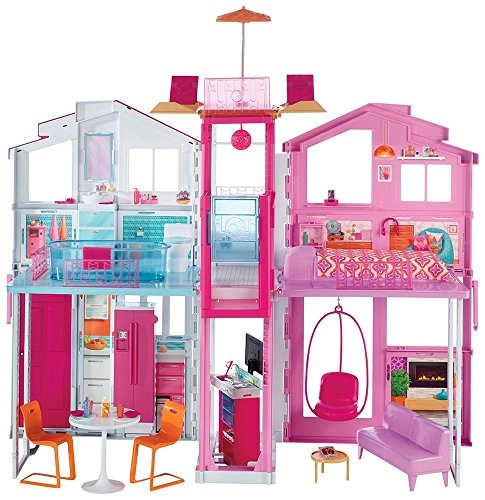 Barbie Pink Passport 3 Story Townhouse