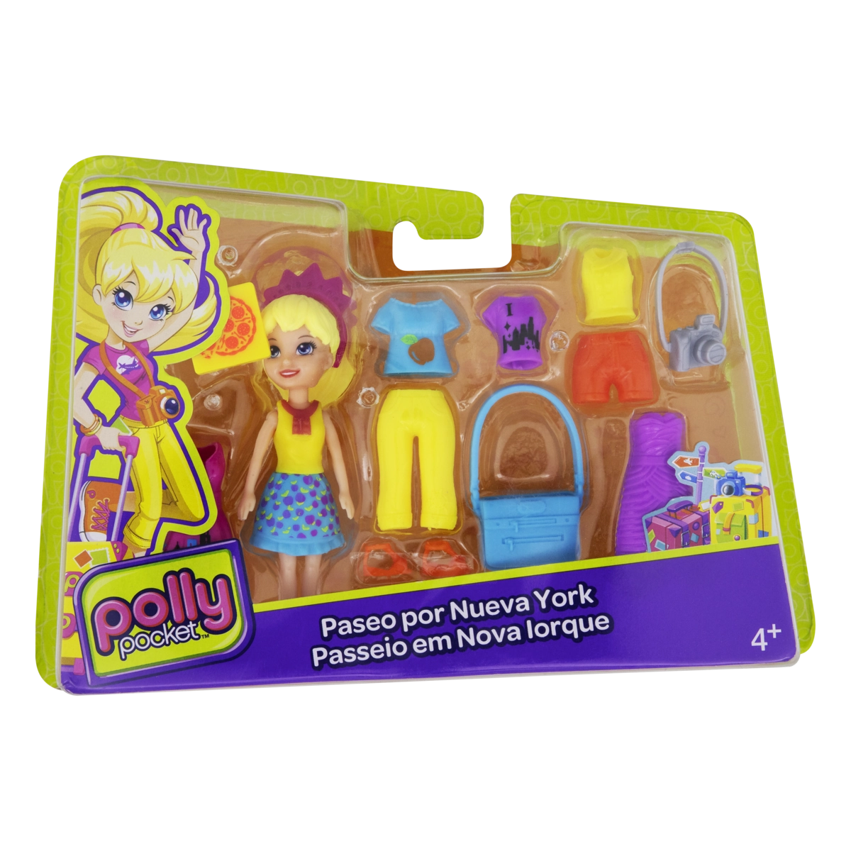 Boneca Passeio Em Nova Iorque Polly Pocket