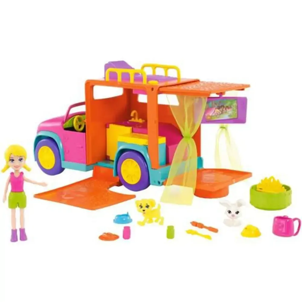 Carro Polly Pocket Acampamento