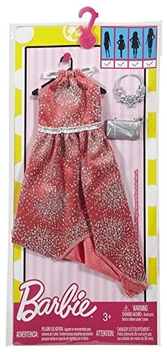 Barbie Fashions Complete Look Black Starry Print