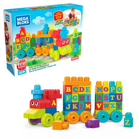 Mega Bloks 1 2 3 Learning Train Toddlers Playtime Building Blocks Toys Christmas