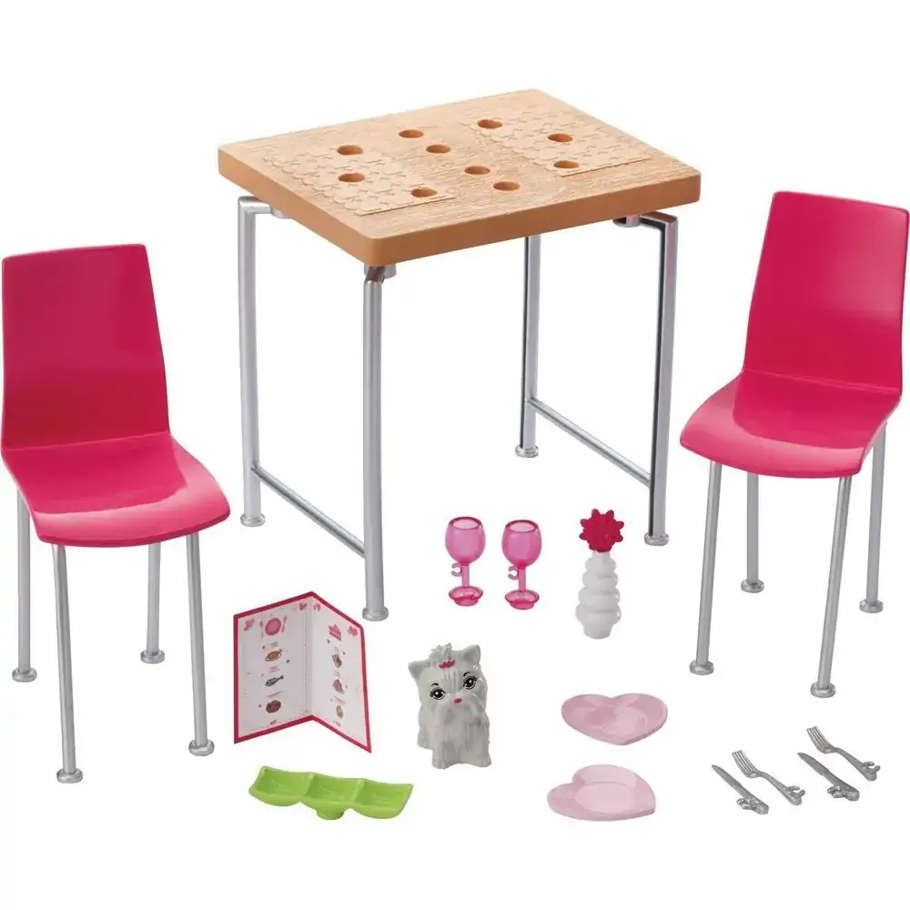 Kit Moveis/acessorios Barbie Mattel Un