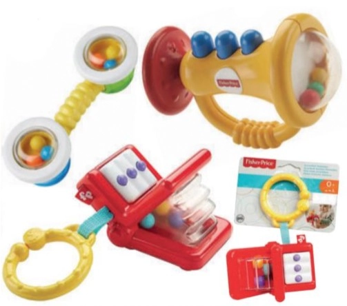 Fisher Price Accordion Squeaker Infant Toy. Free Shipping