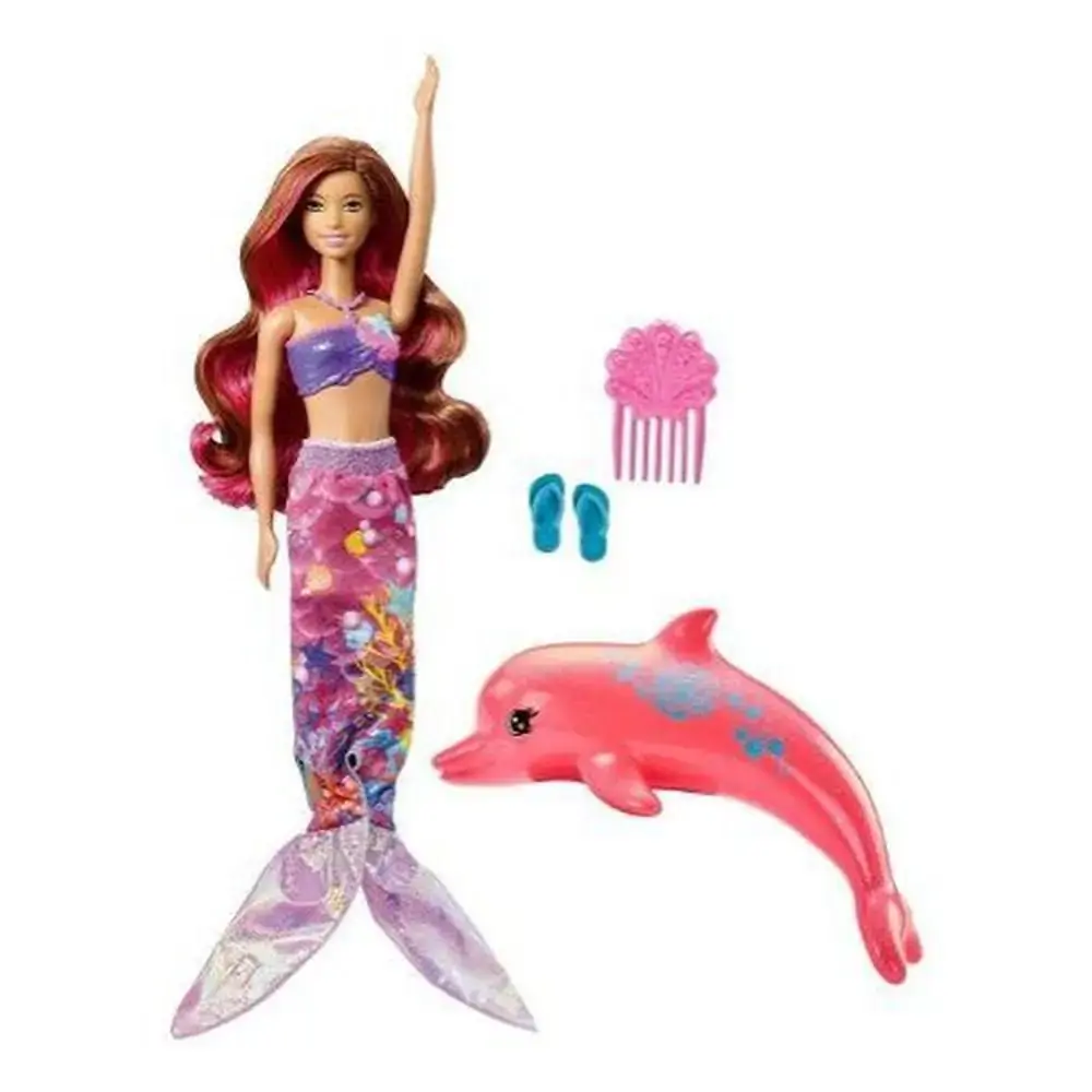 Boneca Barbie Sereia Transformação