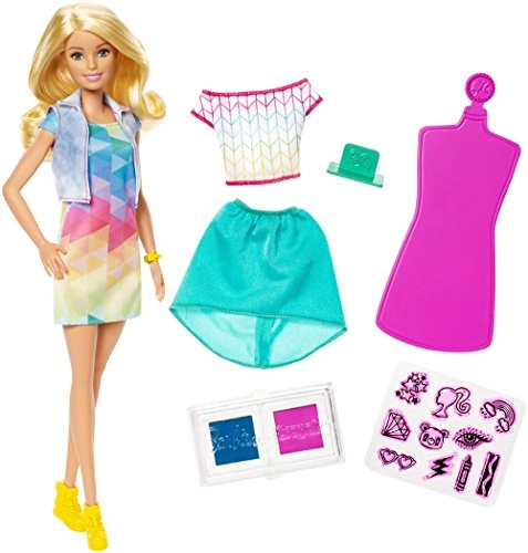 Barbie Crayola Color Stamp Fashions Set, Blonde