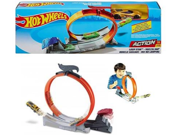 Pista Action Hot Wheels Fth79