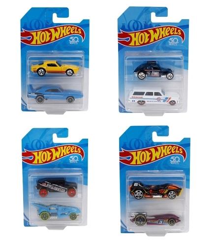 Hot Wheels - Carrinhos com 2 Fvn40