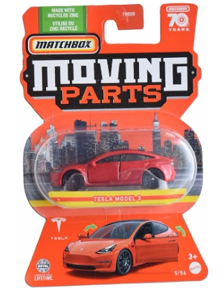 Carro Moving Parts Tesla Model S Matchbox