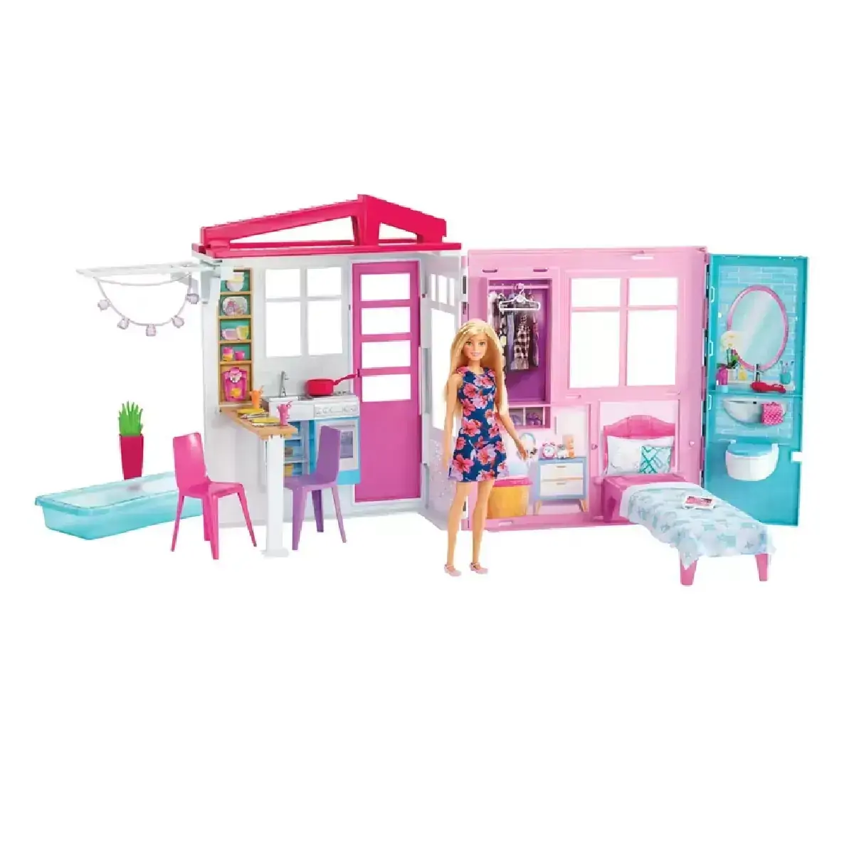 Playset e Boneca Barbie Casa Glamour da Barbie Mattel