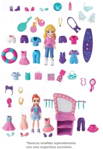 Polly Bonec E Acess Sort Cod Gbf85 Mattel