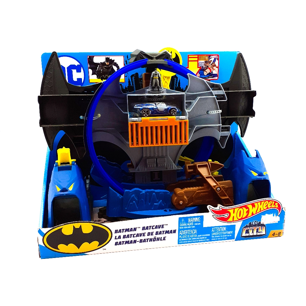 Brinq Pista Hot Wells Bat Caverna Mattel