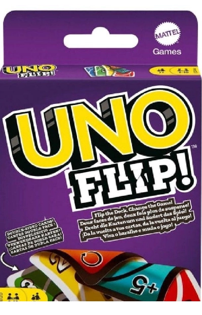 Mattel Uno Flip Card Game Multi