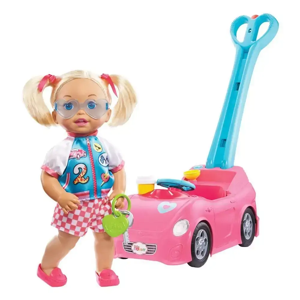 Veículo e Boneca - 37Cm - Little Mommy - Passeio Com Bolhas - Mattel