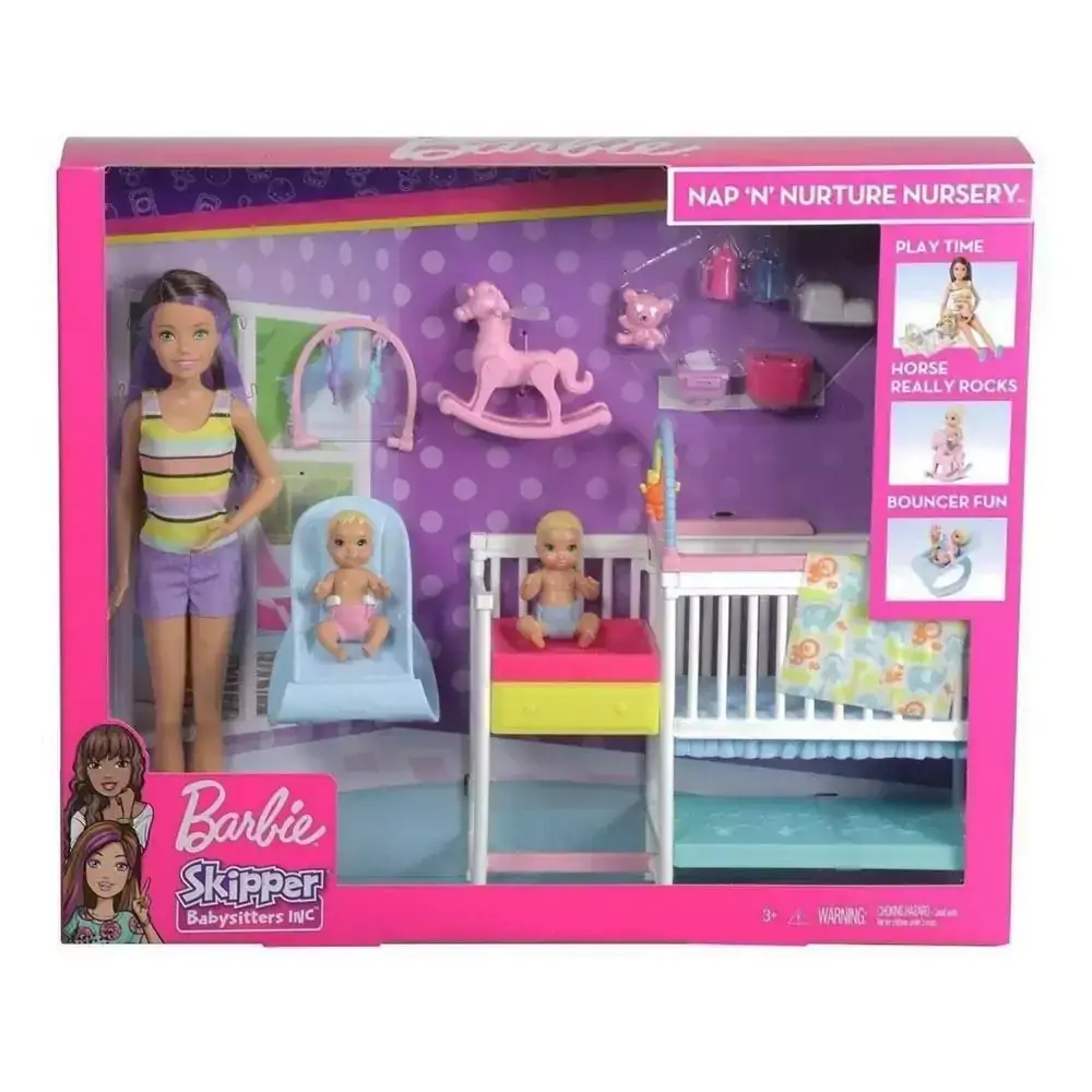 Boneca Barbie - Skipper Babysitters - Escola de Bebês - Mattel