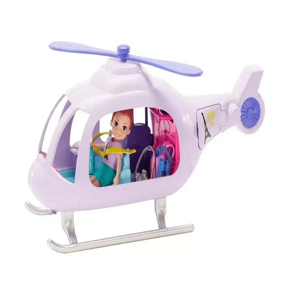 Boneca Polly Pocket - Helicóptero da Polly - Mattel