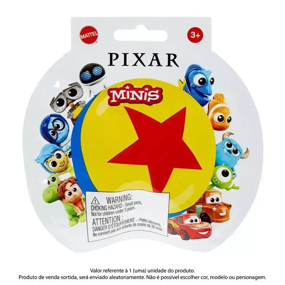Mini Figura Sortida - Unitário - Pixar - Disney - Mattel