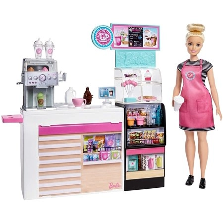 Playset - Barbie - Careers Cafeteria - Mattel