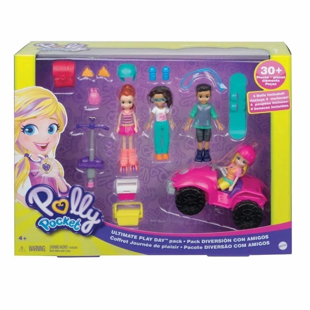 Polly Pocket Diversão Com Os Amigos GNH09 Mattel