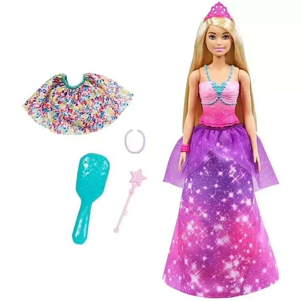 Barbie - Dreamtopia - Barbie Princesa Fashion 2 em 1 - Mattel