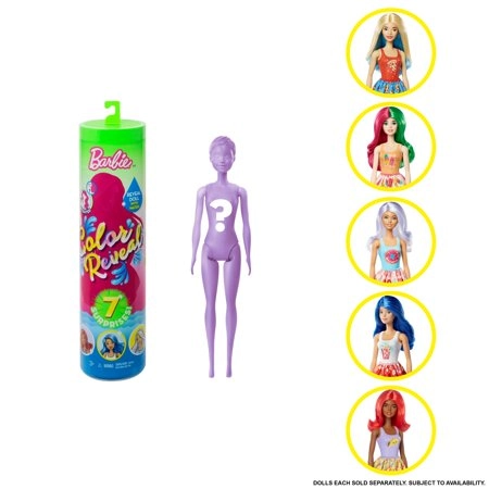 Barbie Color Reveal Doll Styles May Vary