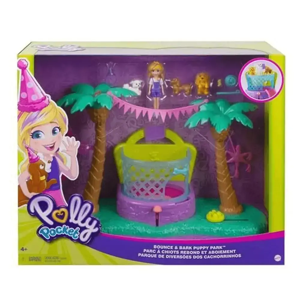 Polly Pocket Parque Diversões Dos Cachorrinhos GWD80 Mattel
