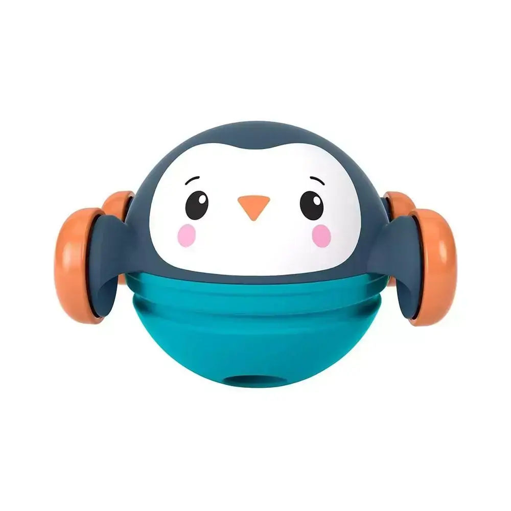 Mordedor e Chocalho - Roll Pop &amp; Zoom - Amigos Pinguim - Fisher-Price FISHER PRICE