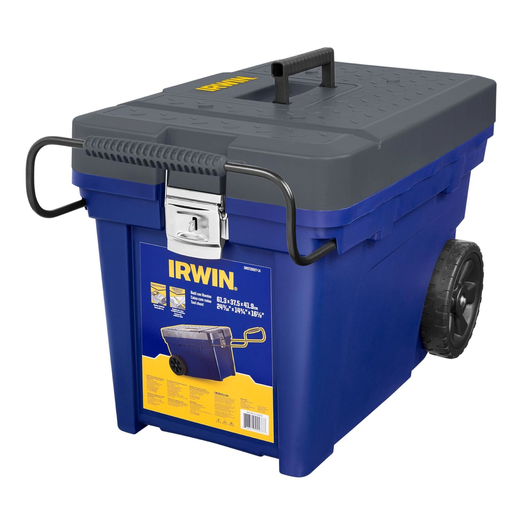 Caixa de Ferramentas Irwin 61,3x419x37,5cm 96L em Plástico