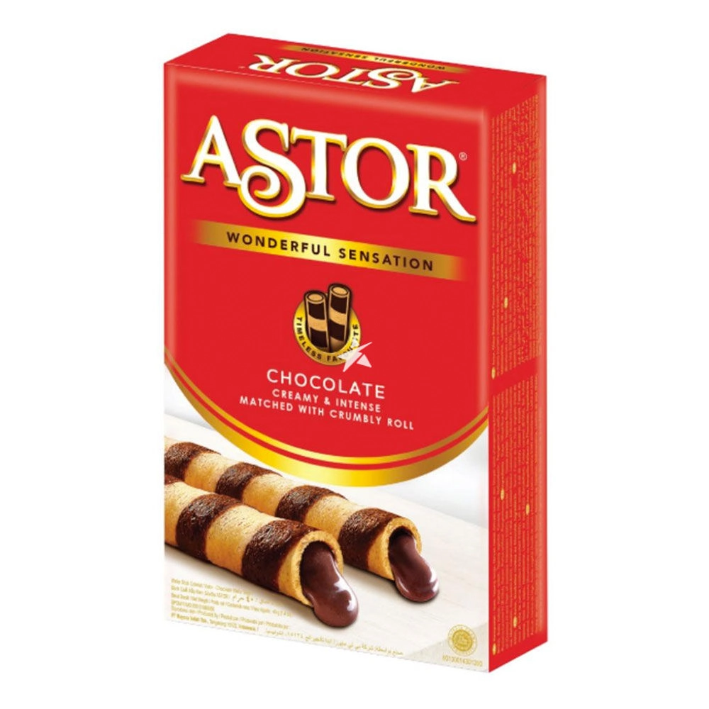 Bisc Wafer Sticks Choc Astor 40g