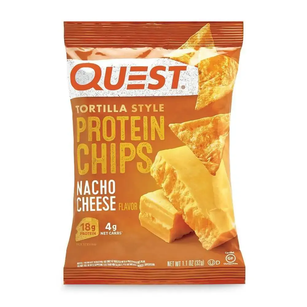 Protein Chips Sour Cream Onion 1.125 Oz 32 Grams Bag S