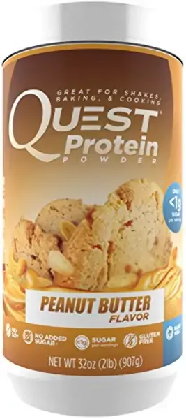 Quest Nutrition Protein Powder, Peanut Butter, 23g Protein, Soy Free, 2lb Tub