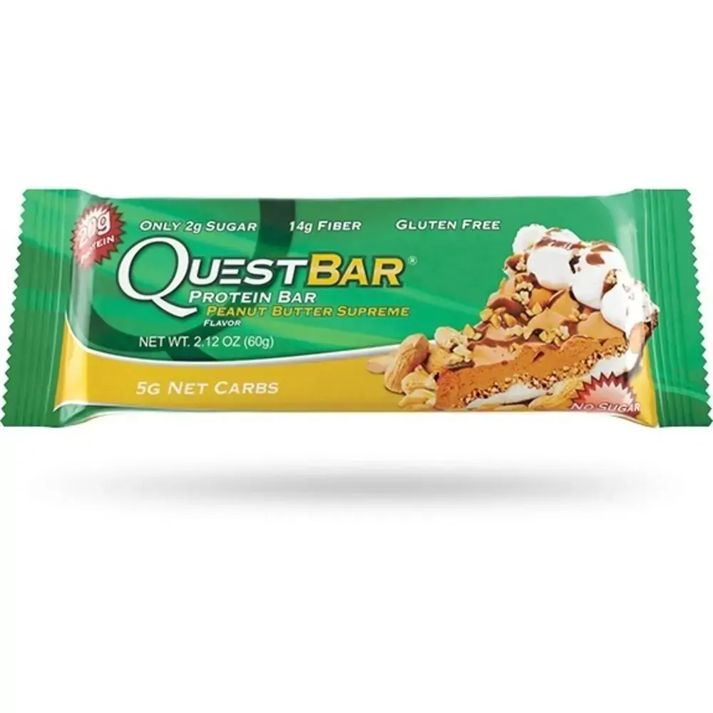 Quest 2.12 Oz. Nutrition Protein Bar, Peanut Butter Supreme Case Of 12