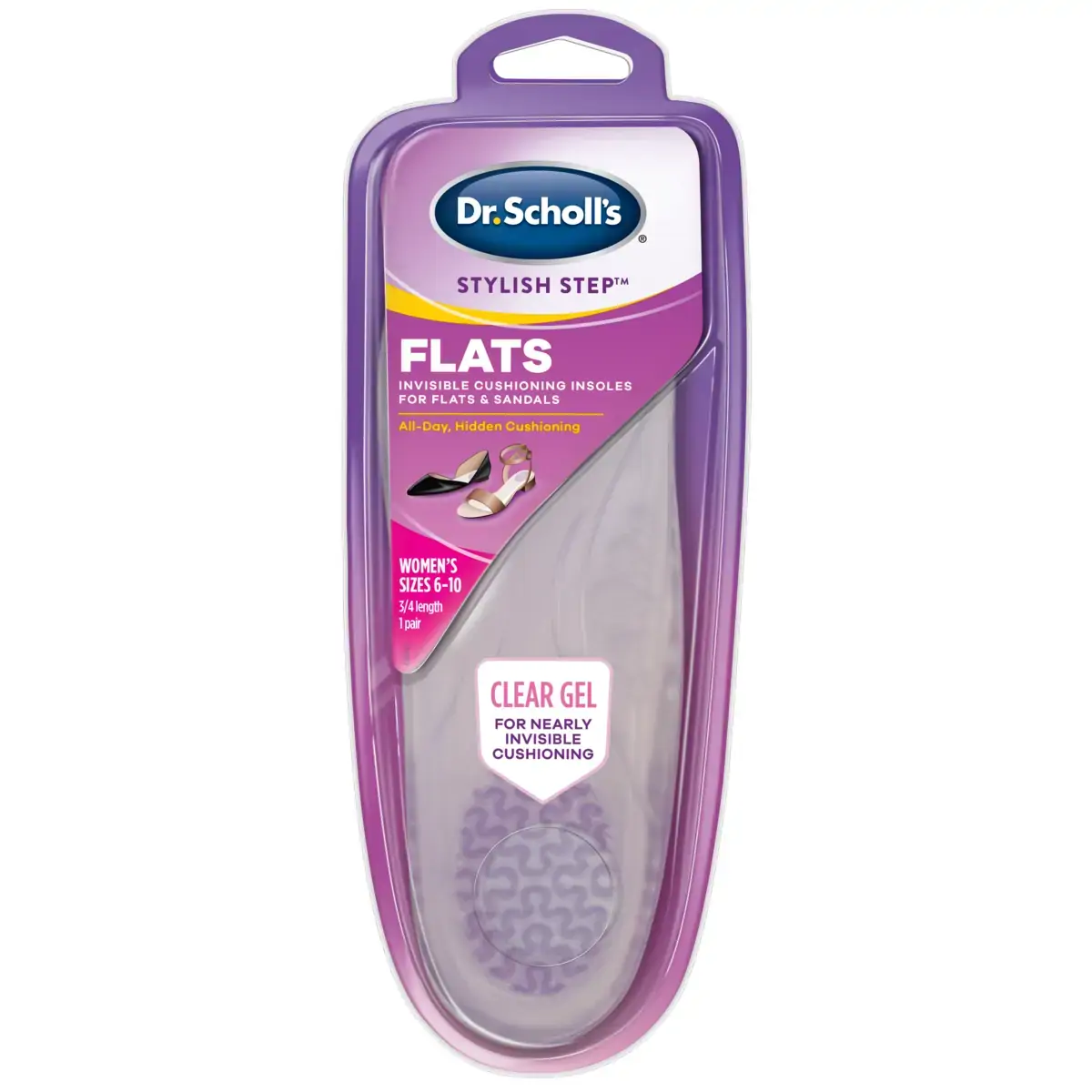 Palmilha Gel Sem Salto Feminino Dr. Scholls 35 A 39