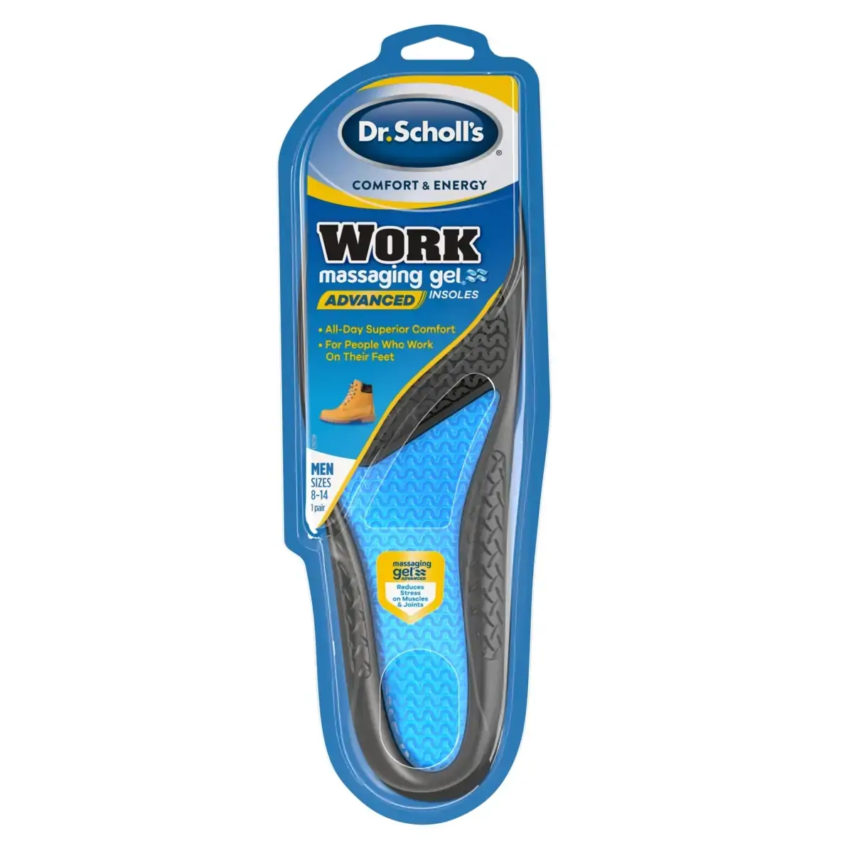 Palmilha Gel Anti Impacto Dr. Scholls Conforto Men 40 A 45