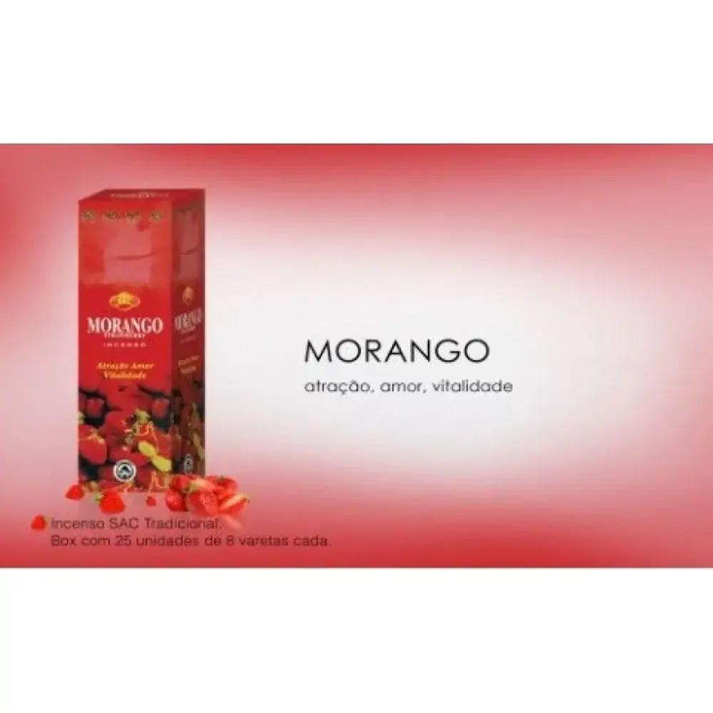 Inc Morango Sac Cx25 Fabula