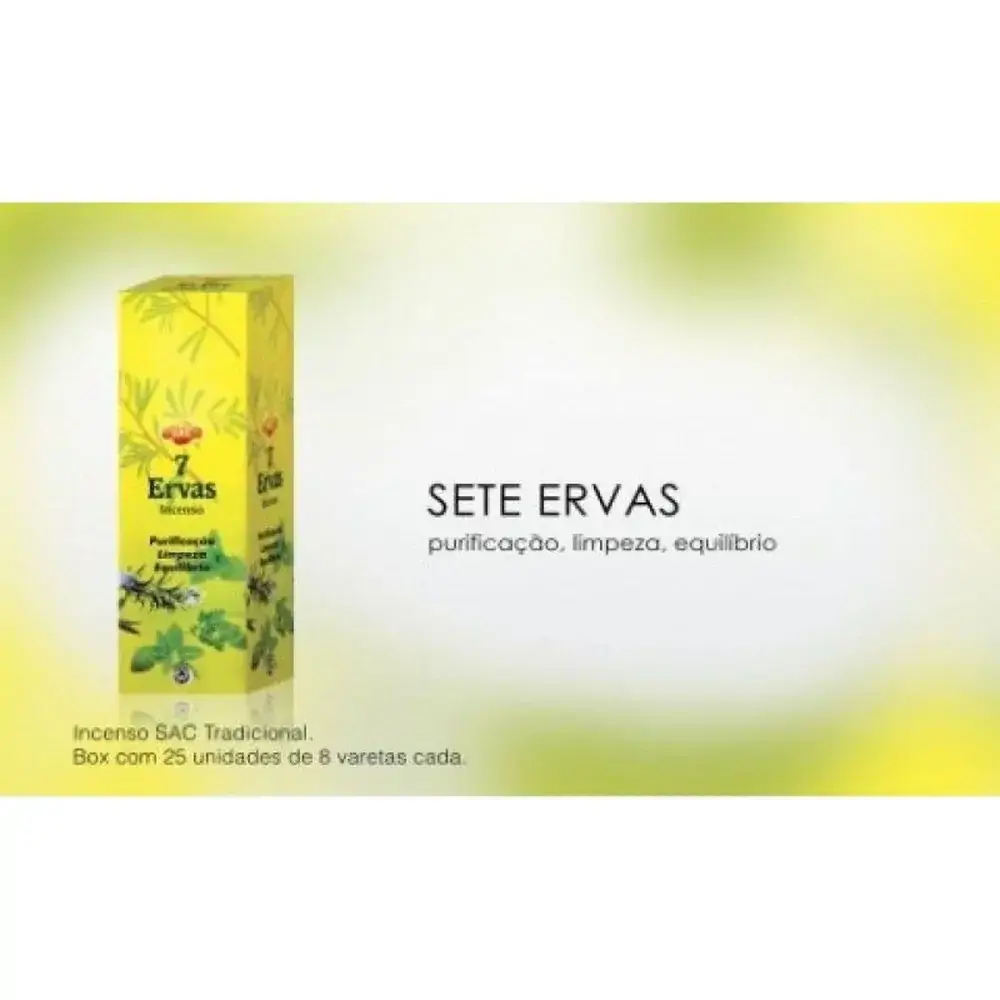 Incenso 7 Ervas Sac